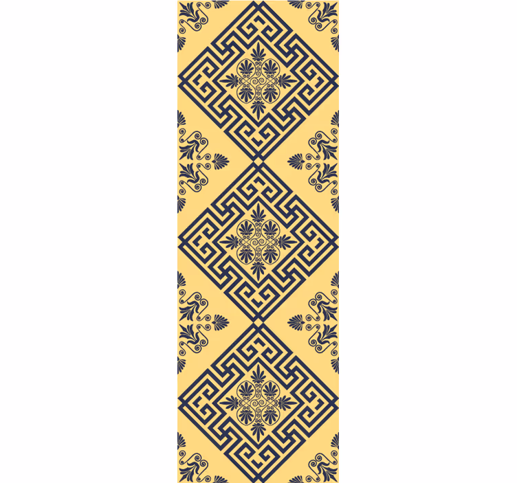 Tapeta kafelki geometryczna płytka - TenStickers