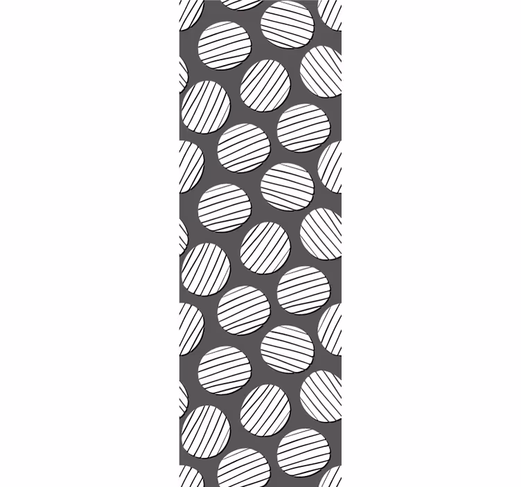 Tapeta geometrczyna geometryczny wzór koła - TenStickers