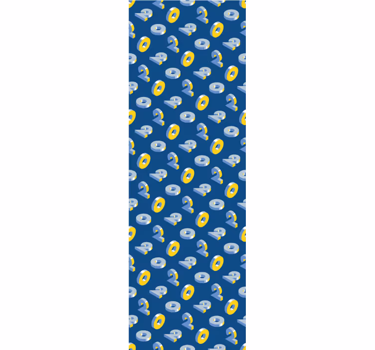Tapeta dla dzieci geometryczny wzór oczu - TenStickers