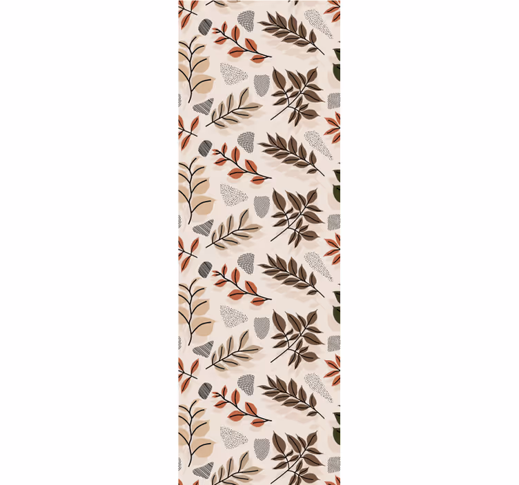 Tapeta liście motyw liścia botanicznego - TenStickers