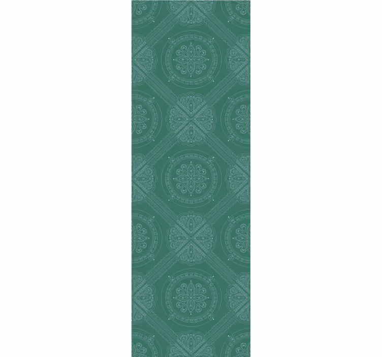 Tapeta ornament ozdobny medalion - TenStickers
