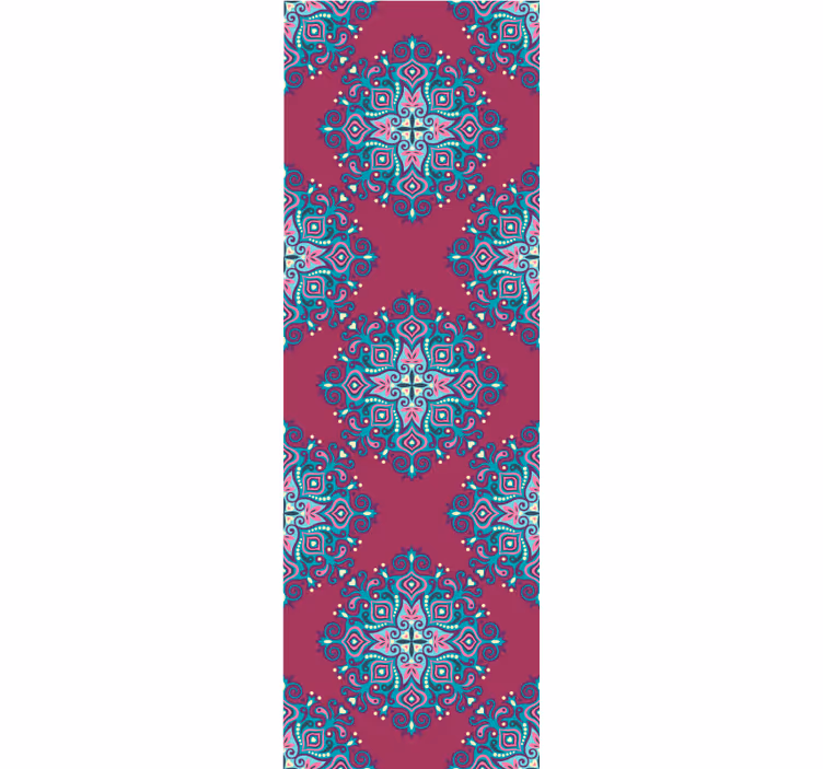 Tapeta ornament wzór mandali - TenStickers