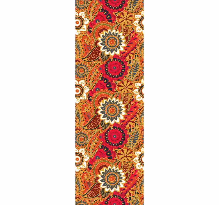 Tapeta ornament inspirowane mandalą - TenStickers