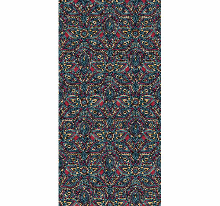 Tapeta ornament fuzja mandali - TenStickers