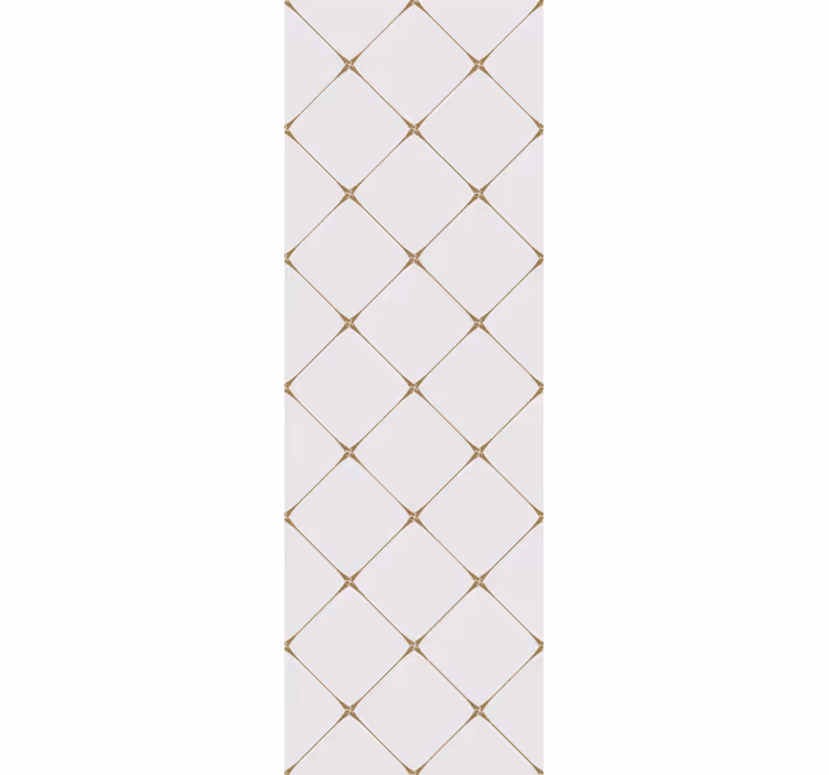 Tapeta kwadraty geometryczne linie diamentu - TenStickers