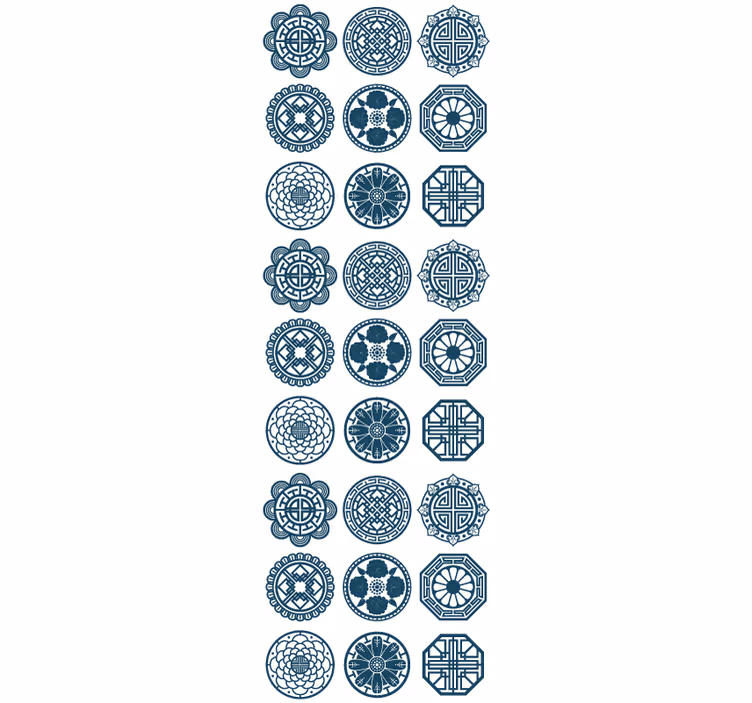 Tapeta kafelki geometryczne wzory płytek - TenStickers