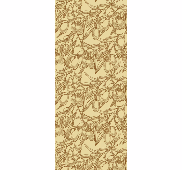 Tapeta ornament ozdoby botaniczne - TenStickers