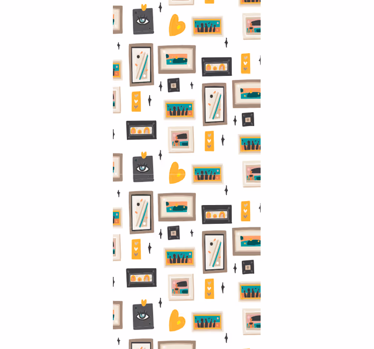 Tapety przemysłowe motywy biurowe w stylu retro - TenStickers