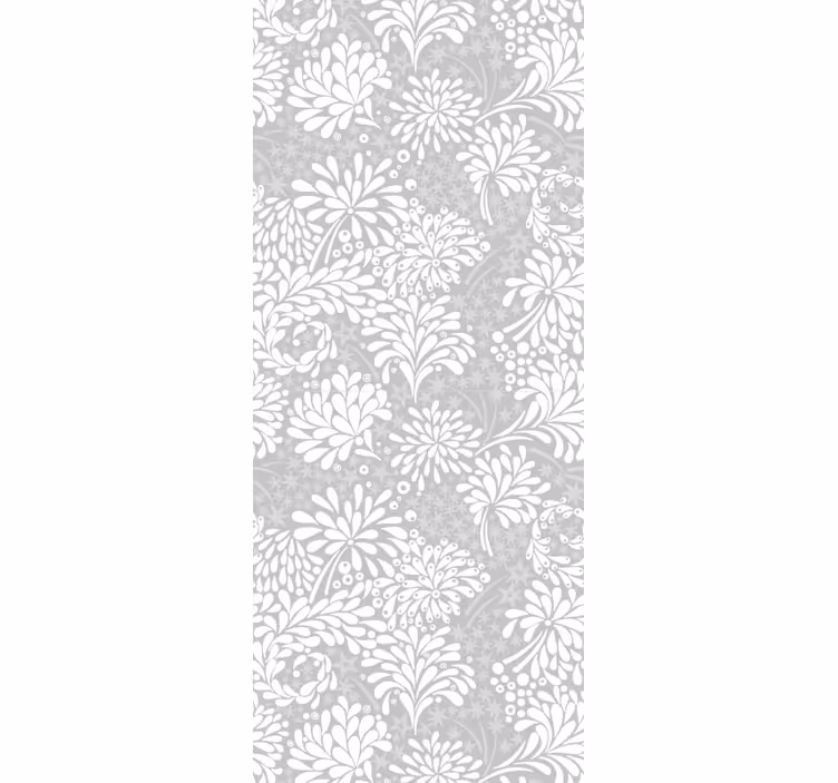 Tapeta kwiaty tablica botaniczna - TenStickers