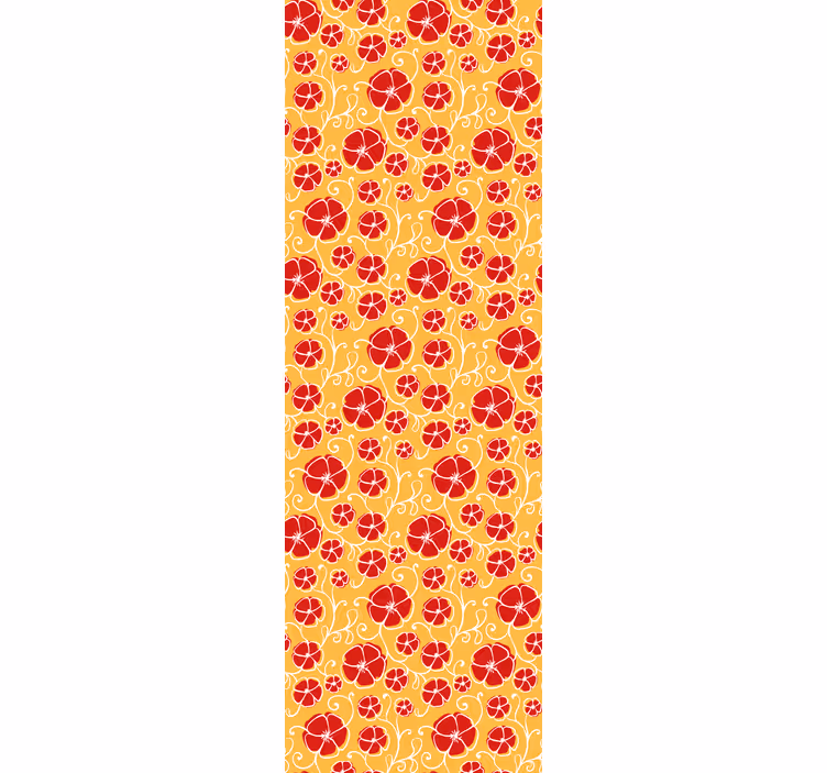 Tapeta ornament ozdobny wzór cytrusów - TenStickers