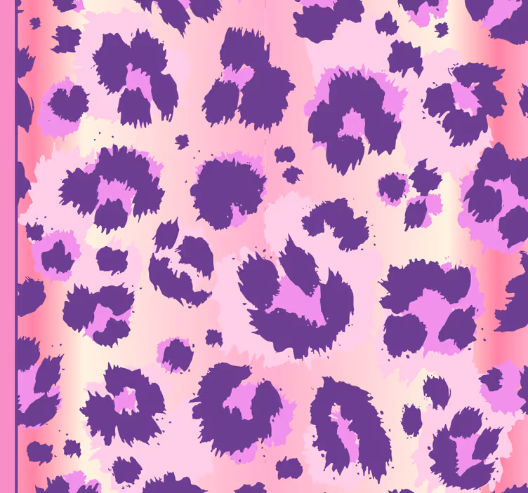 Tapeta leopard panele w panterkę - TenStickers