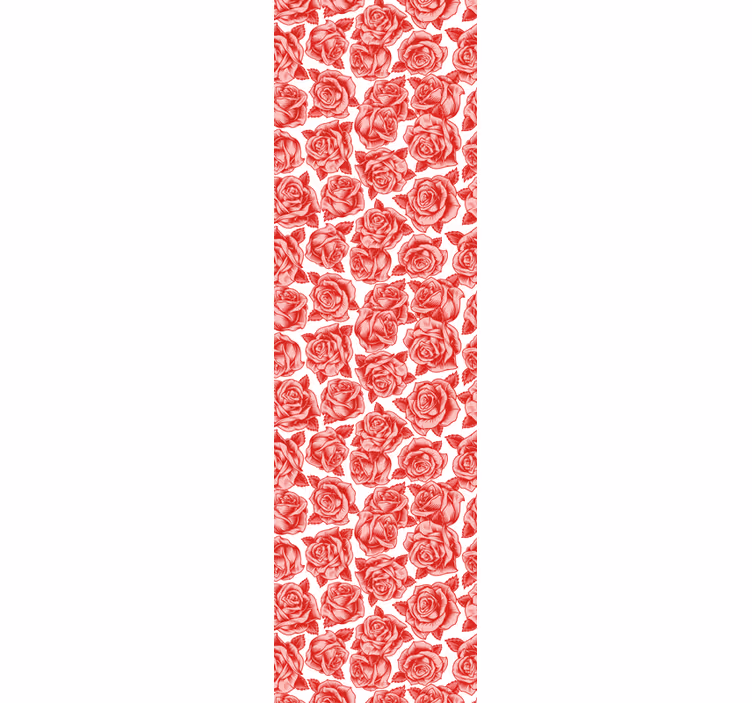 Tapeta kwiaty elegancja w kształcie róży - TenStickers