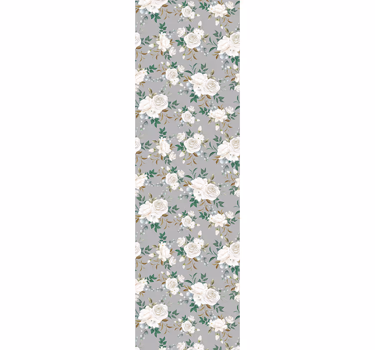 Tapeta kwiaty kwiatowy panel elegancji - TenStickers