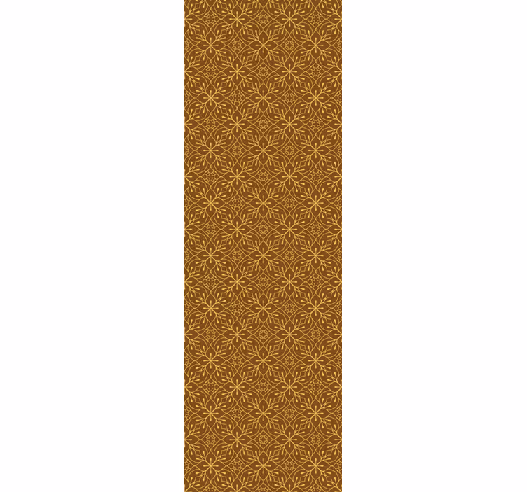 Tapeta kafelki geometryczny kwiatowy - TenStickers