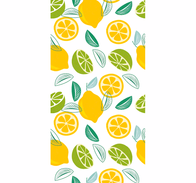 Tapeta do kuchni motyw cytrusowy - TenStickers