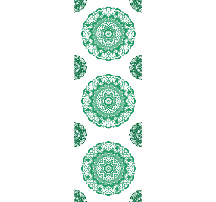 Tapeta do gabinetu projekt motywu mandali - TenStickers