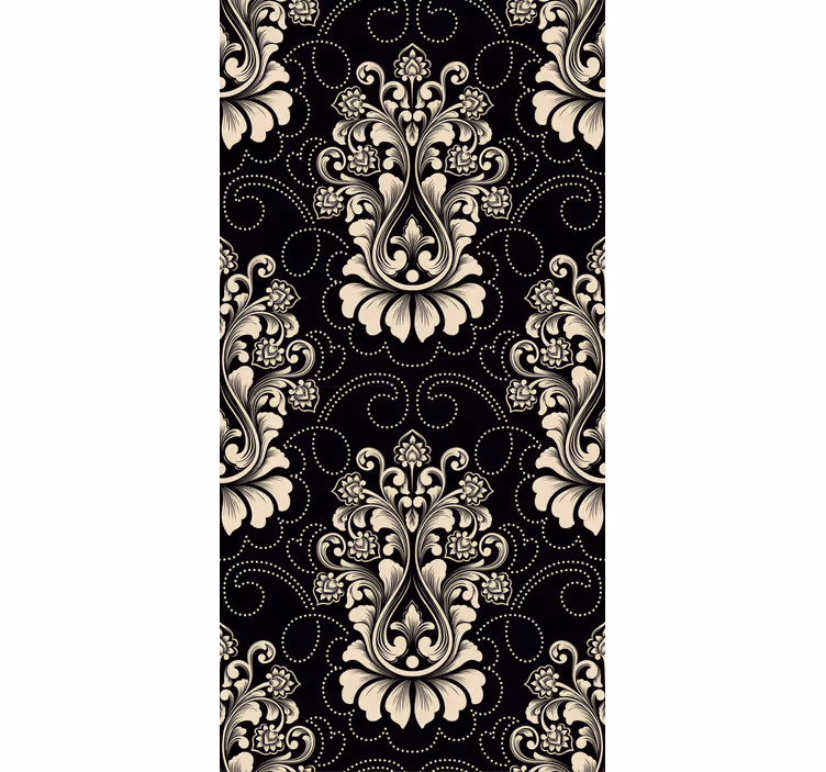 Tapeta barok barokowy scrollwork - TenStickers