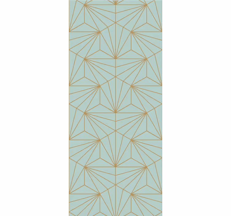 Tapeta geometrczyna geometryczna grafika liniowa - TenStickers