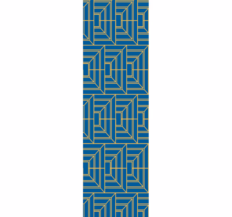 Tapeta geometrczyna labirynt kątowy - TenStickers
