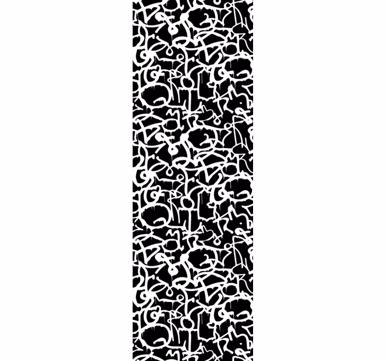 Tapeta z napisami alfabetyczny chaos - TenStickers