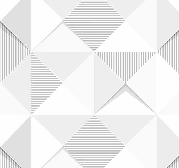 Tapeta do gabinetu 3d białe kwadraty - TenStickers