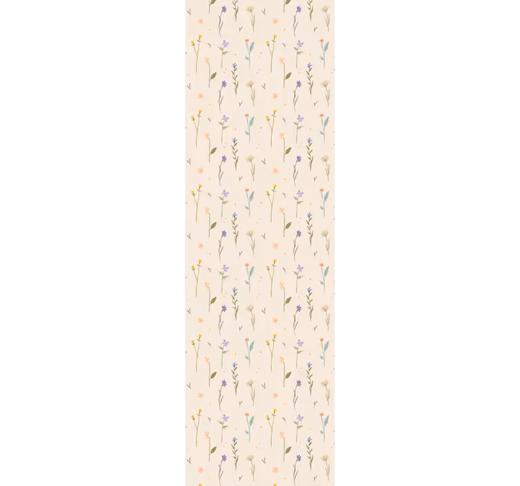 Tapeta kwiaty elegancja dzikich kwiatów - TenStickers