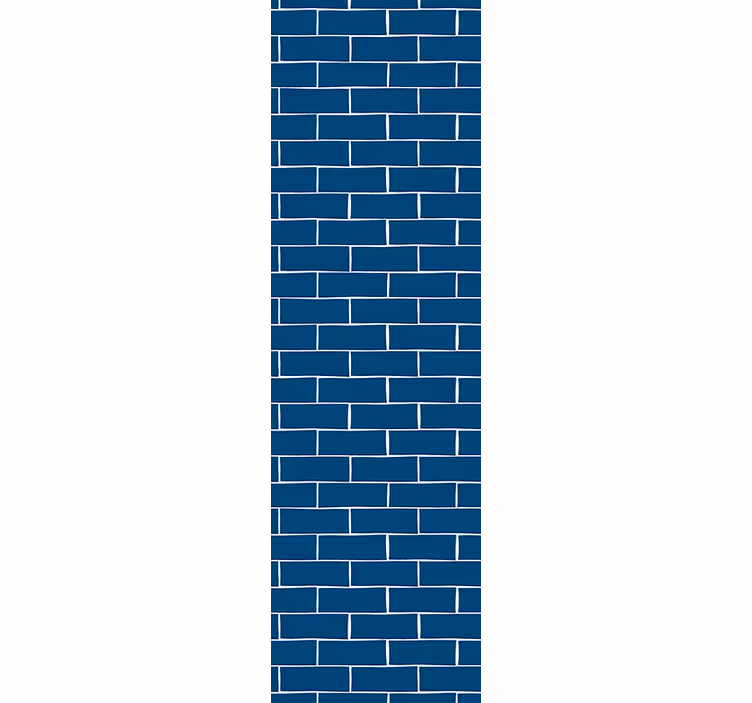 Tapeta cegła efekt płytki metra - TenStickers