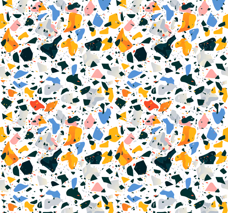 Tapeta tekstura kolorowy lastryko - TenStickers