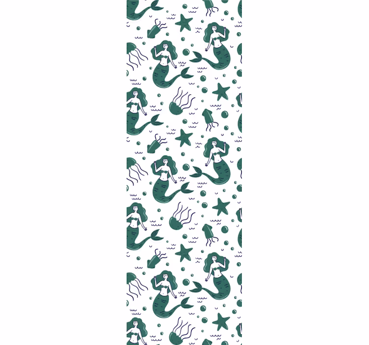 Tapeta natura podwodne syreny - TenStickers