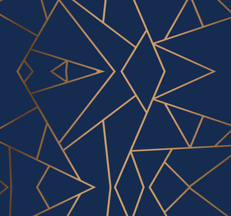 Tapeta geometrczyna abstrakcyjne linie kątowe - TenStickers