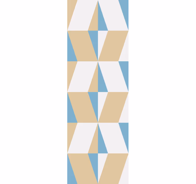 Tapeta geometrczyna motyw trójkątny - TenStickers