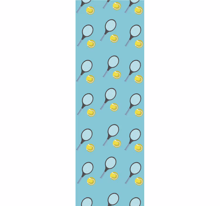 Tapeta sztuka wzór tenisowy - TenStickers
