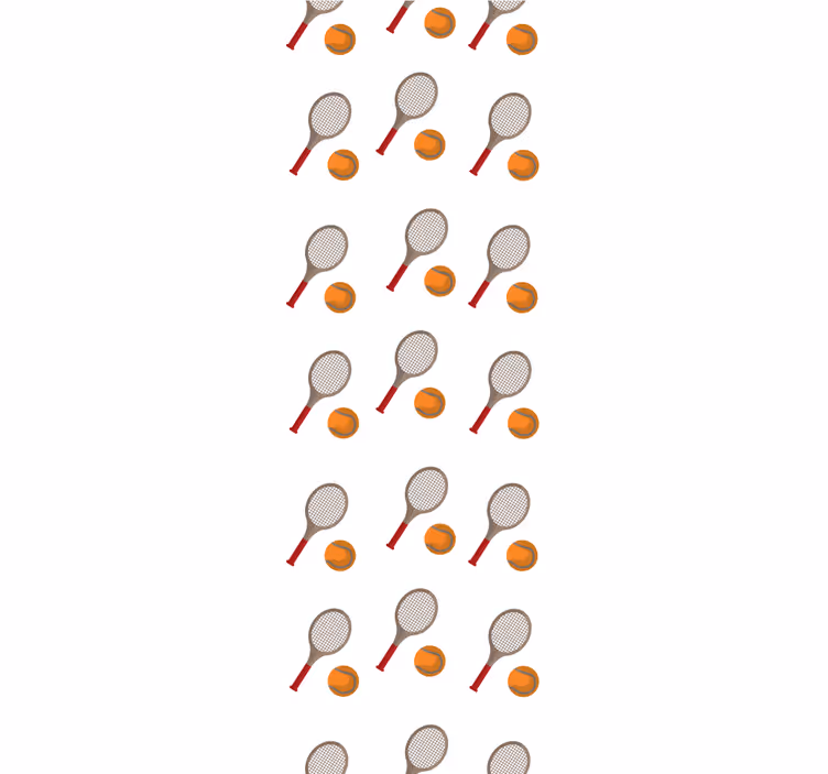 Tapeta dla nastolatka inspirowana tenisem - TenStickers