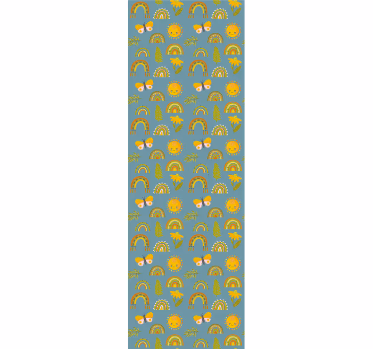 Tapeta motyle wesołe wzory natury - TenStickers