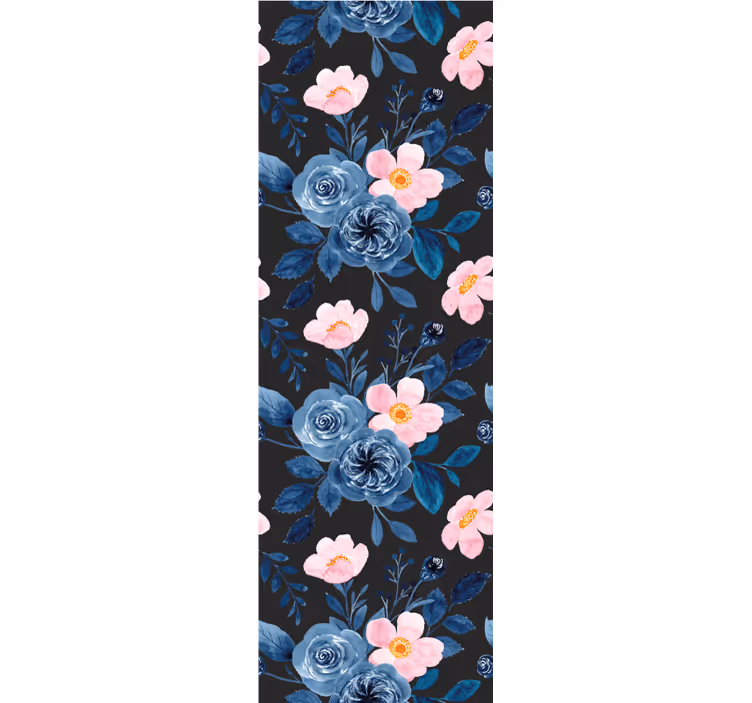Tapeta kwiaty botaniczna, kwiatowa elegancja - TenStickers