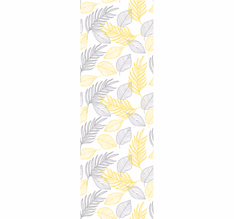 Tapeta liście Liście pantone - TenStickers