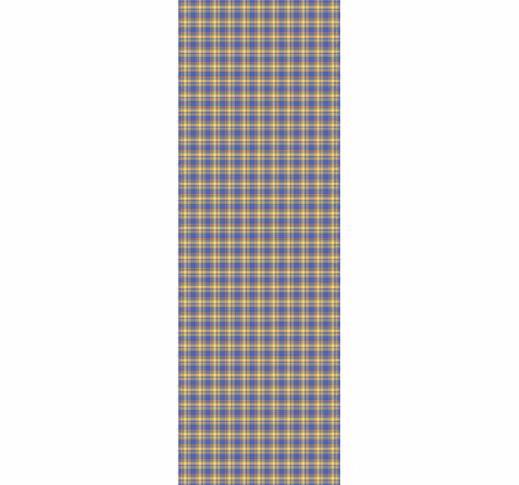 Tapeta kwadraty geometryczny wzór w kratę - TenStickers