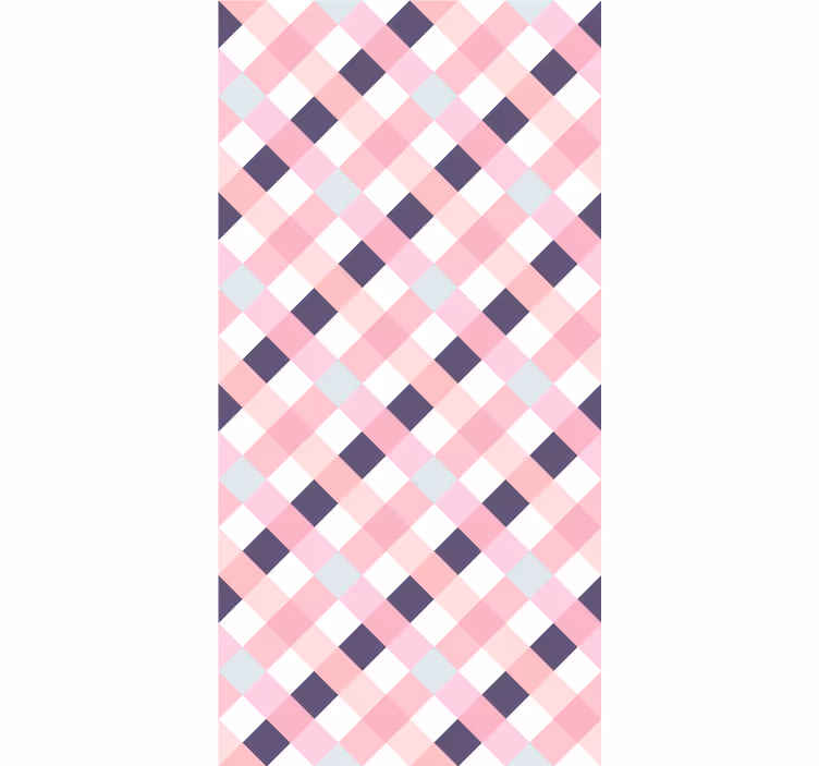 Tapeta geometrczyna pastelowy wzór argyle - TenStickers