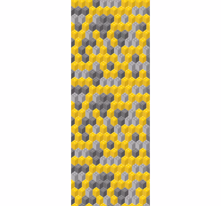 Tapeta geometrczyna geometryczny plaster miodu - TenStickers