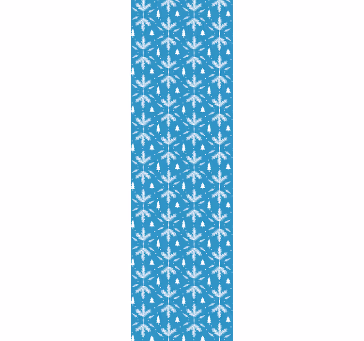 Tapeta do gabinetu złożone płatki Śniegu - TenStickers