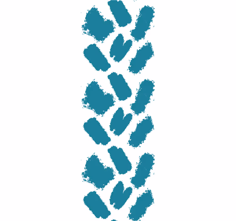 Tapeta sztuka Turkusowa farba - TenStickers