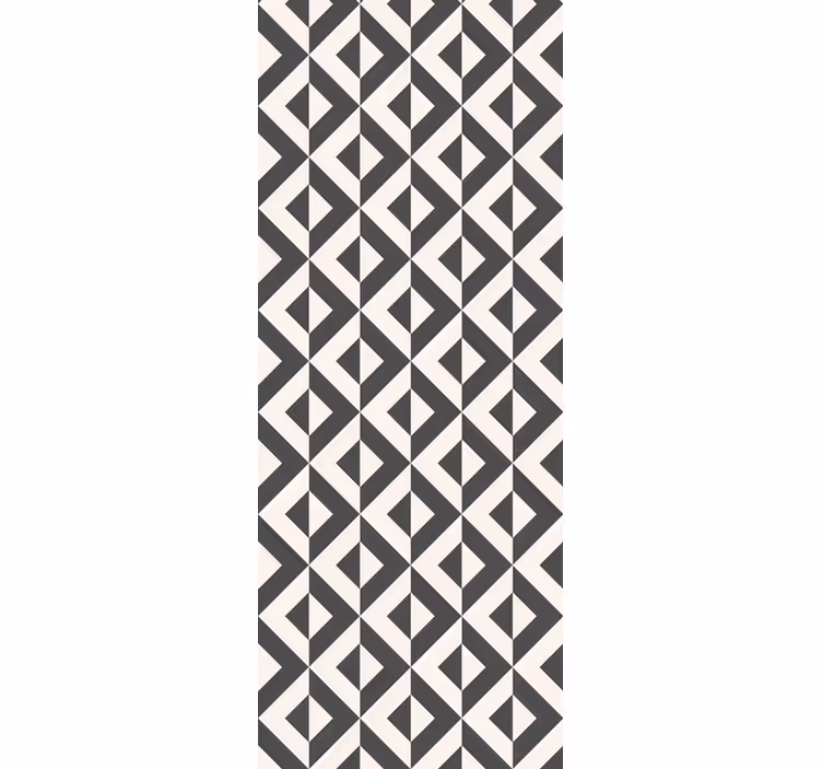 Tapeta do łazienki projektowanie wzorów geometrycznych - TenStickers