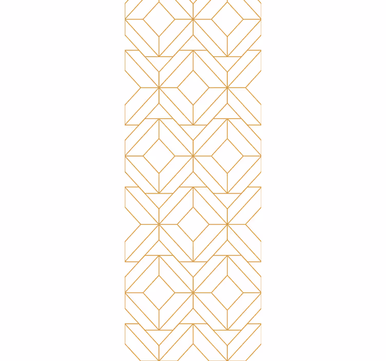 Tapeta geometrczyna geometryczne kostki - TenStickers