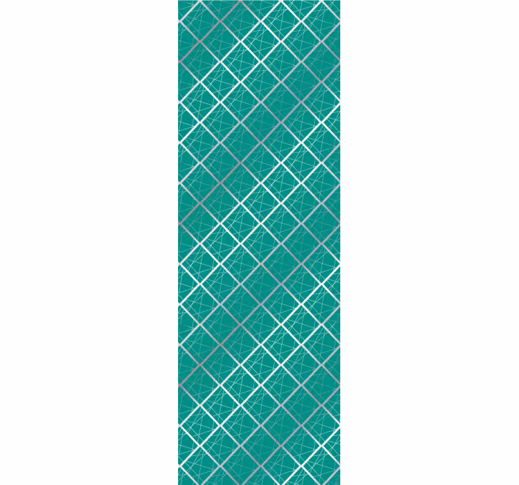 Tapeta geometrczyna krata geometryczna - TenStickers