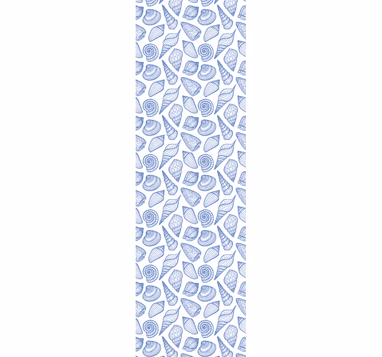 Tapeta ornament geometryczne wzory liściaste - TenStickers