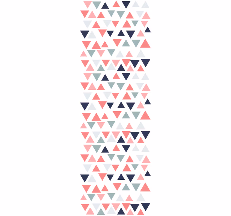 Tapeta geometrczyna motyw geometrycznego trójkąta - TenStickers