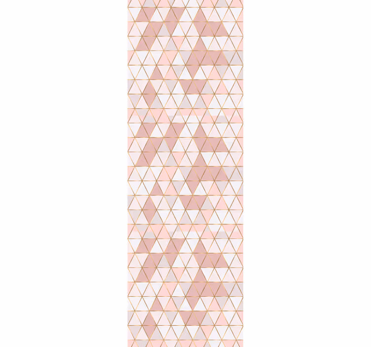 Tapeta trójkąty geometryczny trójkąt - TenStickers