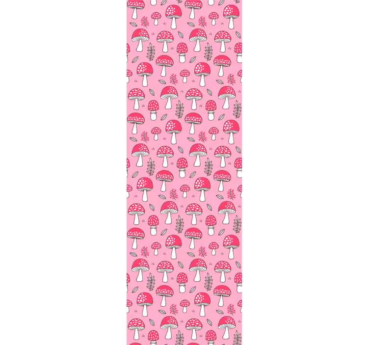 Tapeta sztuka wzory grzybowe - TenStickers
