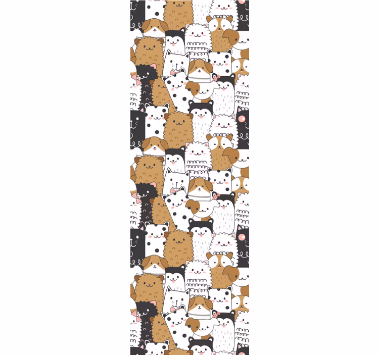 Tapeta koty zabawny motyw kota - TenStickers