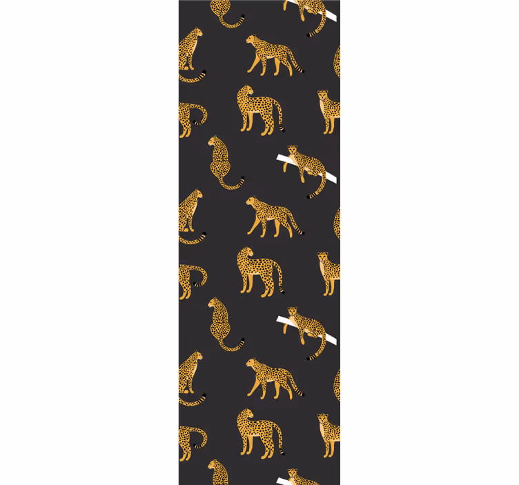 Tapeta leopard motyw cętek lamparta - TenStickers